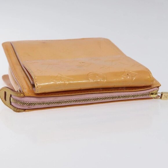 LOUIS VUITTON Monogram Vernis Motto Pouch Marshmallow Pink M91312 Auth 120333 - Picture 8 of 16